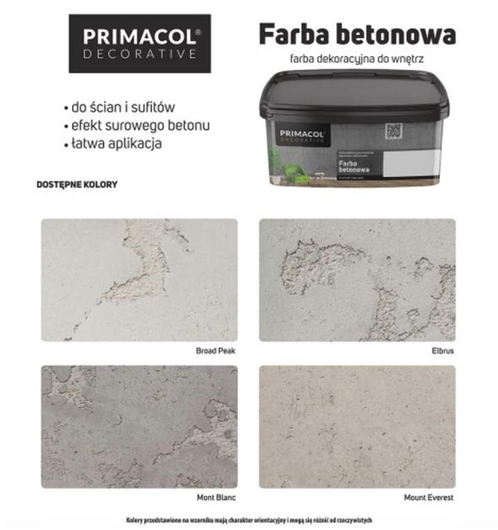 Farba imitująca beton