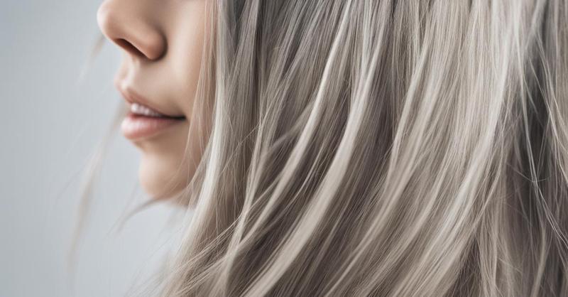 Koloryzacja siwych włosów idealny odcień
