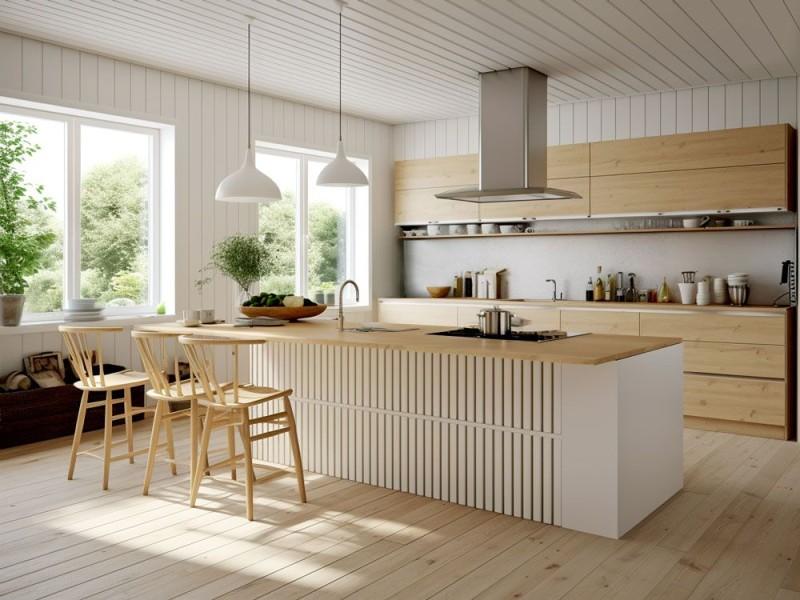 Materiały i kolorystyka wyspy kuchennej