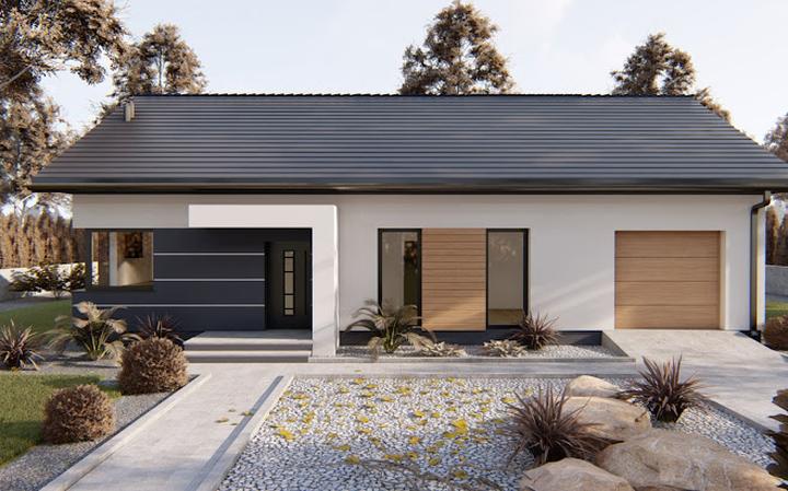 Trendy architektoniczne 2023 domy parterowe