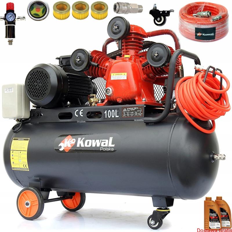 Kompresor bezolejowy do małych przestrzeni