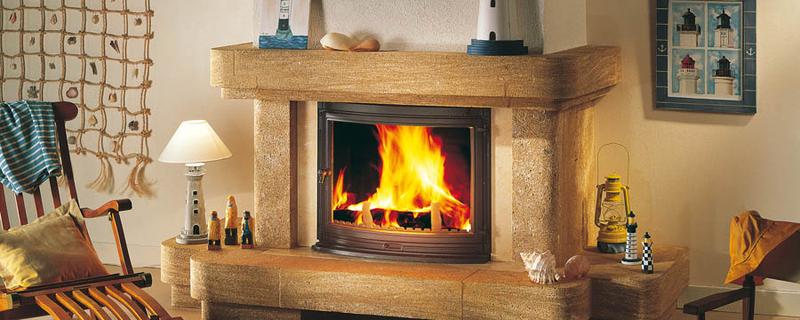 Materiały i kolory do kominka