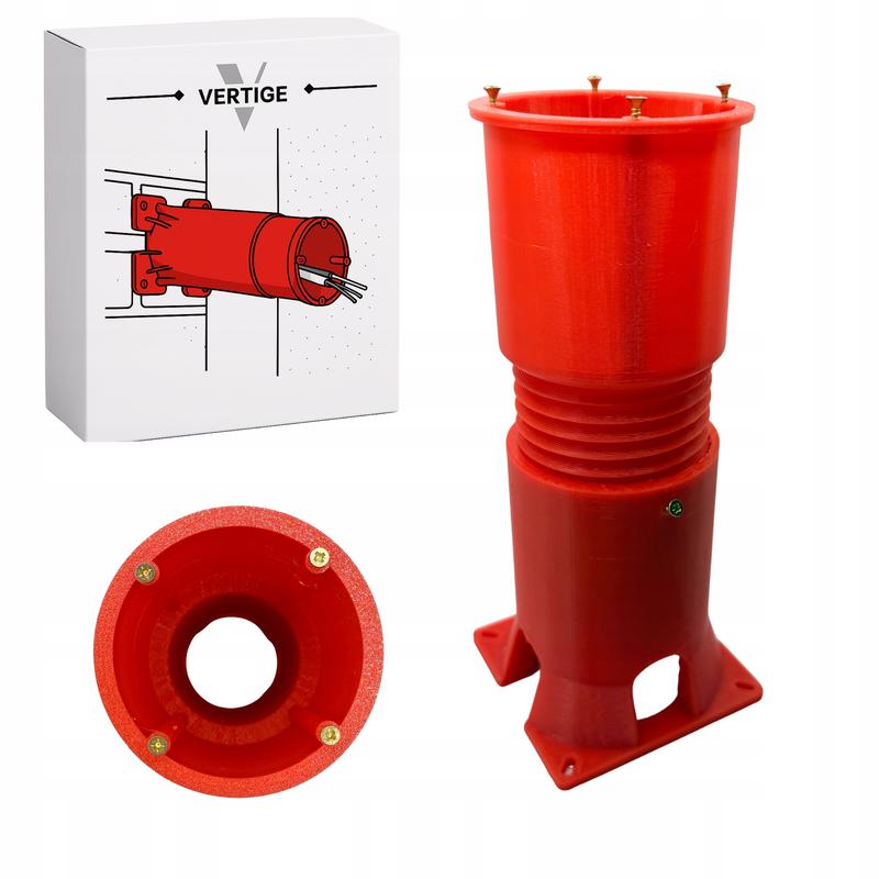 Narzędzia do osadzania puszki w styropianie