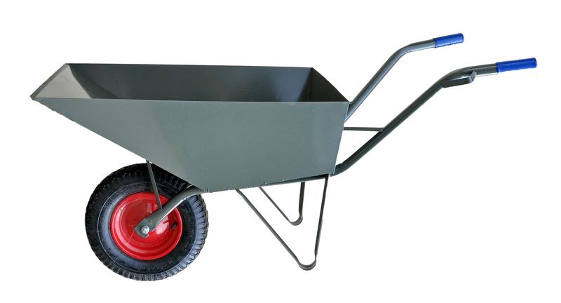 Montaż koła do taczki