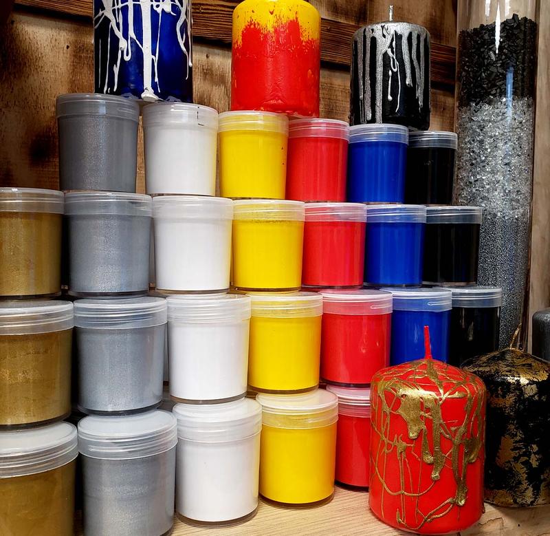 Techniki malowania świec