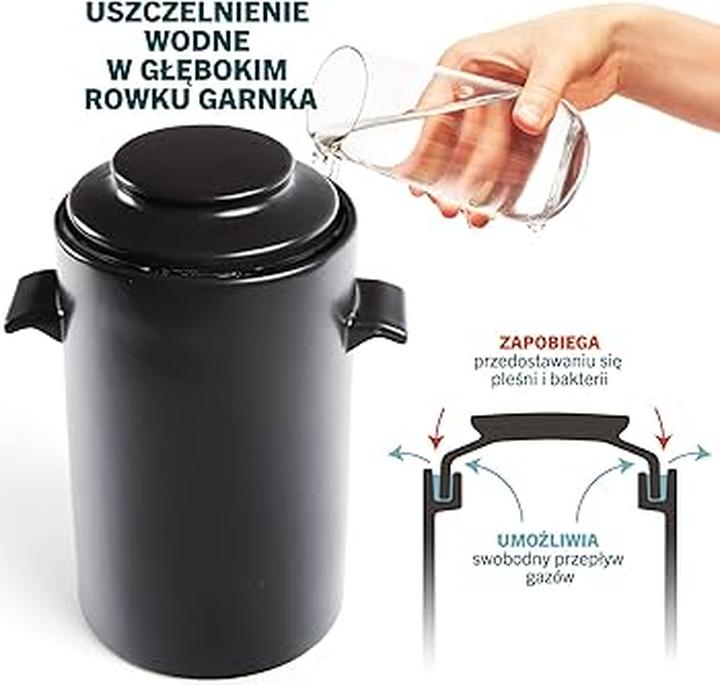 Uszczelnianie garnków kamionkowych