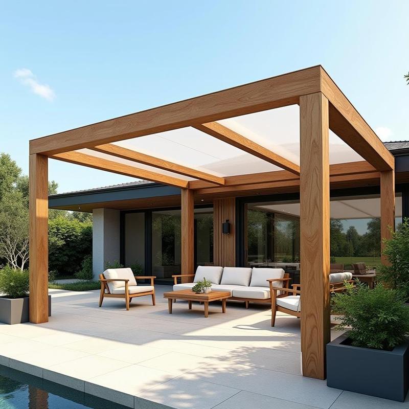 Wybór drewna na pergolę