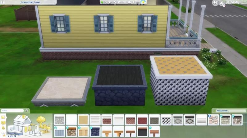Dekorowanie fundamentów w The Sims 4