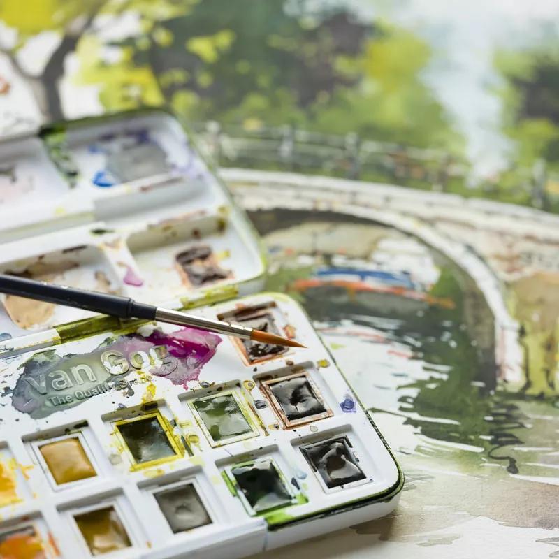 Farby akwarelowe w tubkach