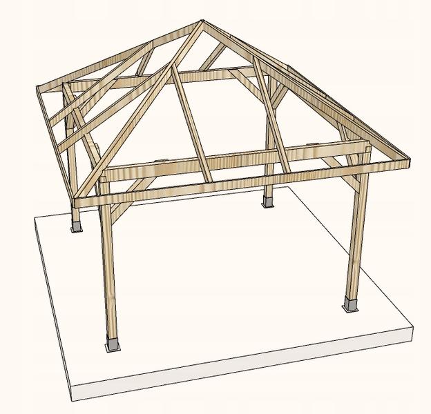 Materiały do budowy altany