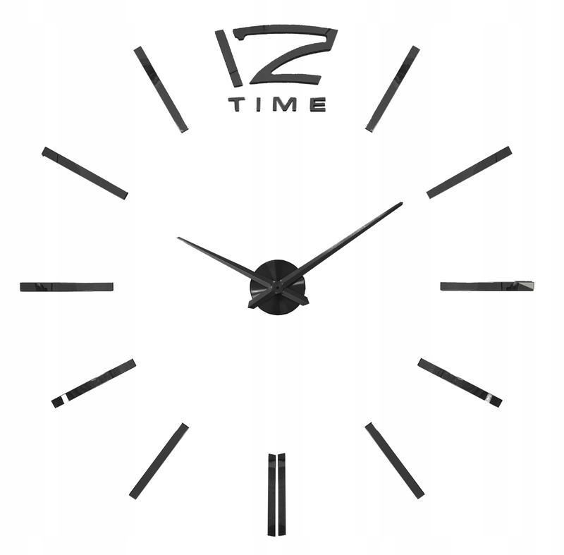 Montaż zegara naklejanego