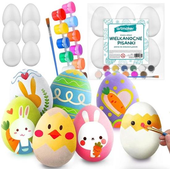 Ozdabianie jajek styropianowych